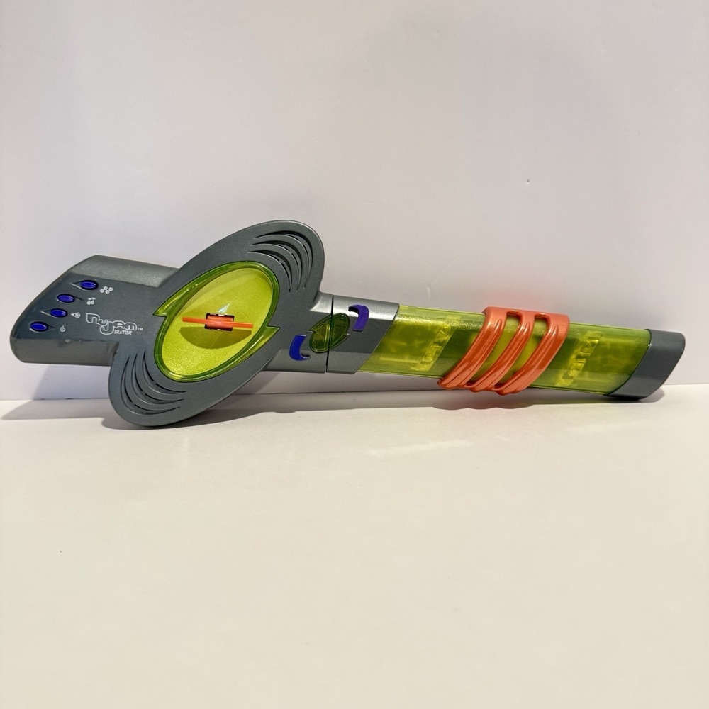 Hasbro‎ NuJam Guitar Toy Bop-It Handheld Electronic Game Vtg 2002 Tested Working